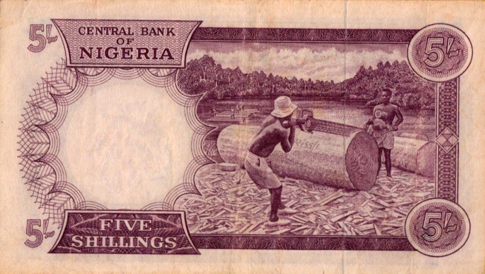 Nigeria 5 1967 VF+ P-6